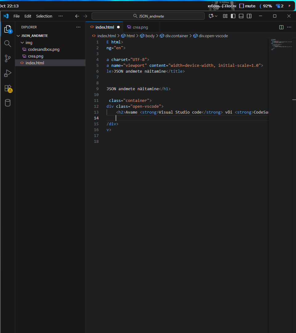 Visual Studio Code avamine
